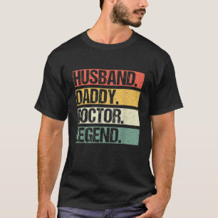 Herren Vintage Ehemann Daddy Arzt Held Familie Vat T-Shirt
