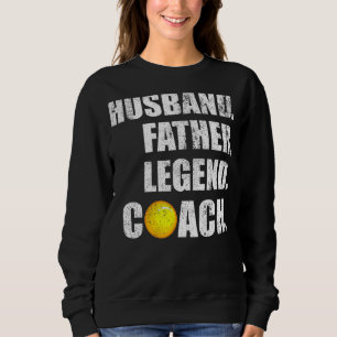 Herren Vintage Ehemann Vater Legende Lacrosse Trai Sweatshirt