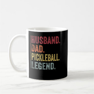 Herren Vintage Ehemann Vater Pickleball Legend Ges Kaffeetasse