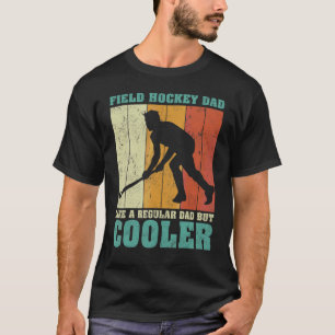 Herren Vintage Feldhockey Papa wie ein normaler Va T-Shirt