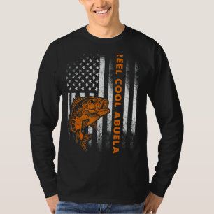 Herren Vintage Flagge Amerikanisch Reel Cool Oma V T-Shirt