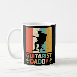 Herren Vintage-Gitarre Musikliebhaber Gitarrist Da Kaffeetasse