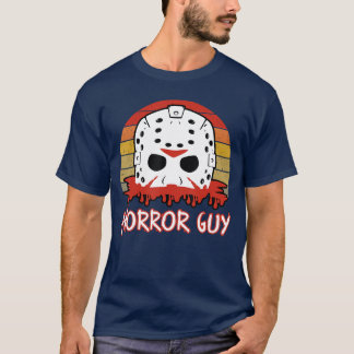 Herren Vintage-Horror-Typ Retro-Horrorfilm-Geschen T-Shirt