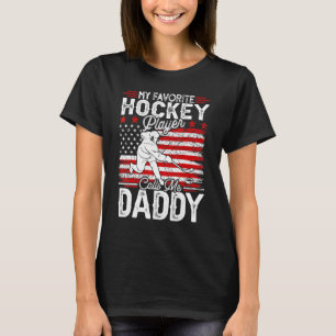 Herren Vintage Mein Lieblings-Eishockeyspieler nen T-Shirt