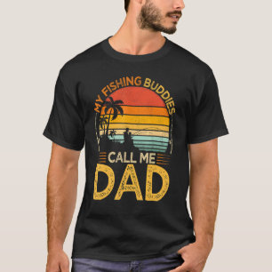 Herren Vintage Meine Angelfreunde nennen Papa Ange T-Shirt