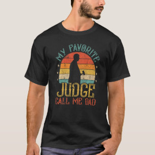Herren Vintage Meine Lieblingsrichter-Kumpels nenn T-Shirt