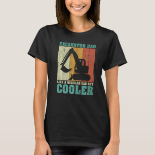 Herren Vintage Retro Bagger Papa Wie Ein Regulärer T-Shirt