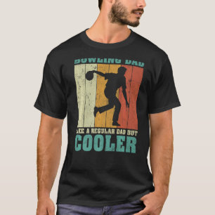 Herren Vintage Retro Bowling Papa wie ein normaler T-Shirt