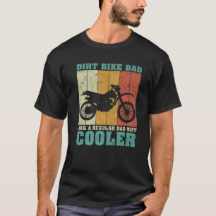 Herren Vintage Retro Dirt Bike Papa wie ein regulä T-Shirt