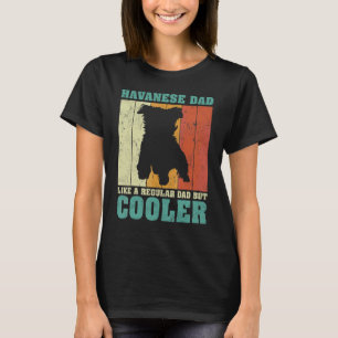 Herren Vintage Retro Havanese Papa wie ein normale T-Shirt
