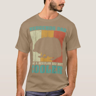 Herren Vintage Retro Igel Papa Wie Ein Regulärer V T-Shirt