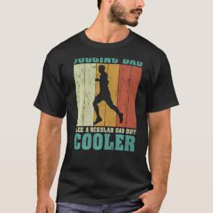 Herren Vintage Retro Jogging Papa wie ein normaler T-Shirt