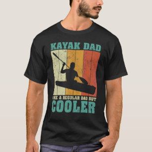 Herren Vintage Retro Kajak Vater Wie ein normaler T-Shirt
