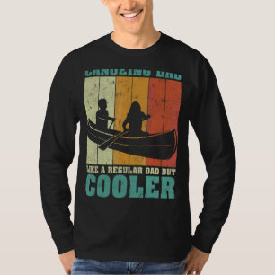 Herren Vintage Retro Kanufahren Papa wie ein norma T-Shirt