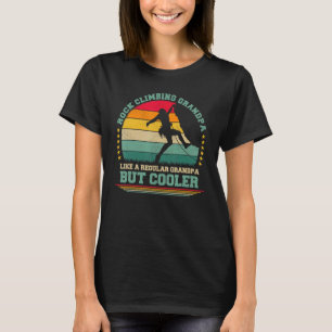 Herren Vintage Retro Kletteren Opa Vatertag T-Shirt