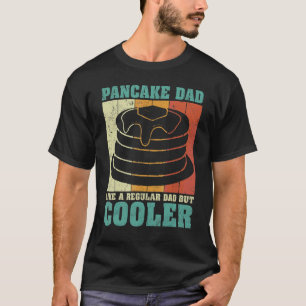 Herren Vintage Retro Pfannkuchen Papa wie ein norm T-Shirt