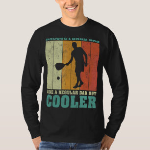 Herren Vintage Retro Racquetball Papa wie ein norm T-Shirt