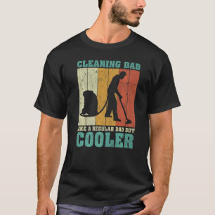 Herren Vintage Retro Reinigung Papa wie ein normal T-Shirt