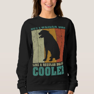 Herren Vintage Retro Rottweiler Vater wie ein norm Sweatshirt