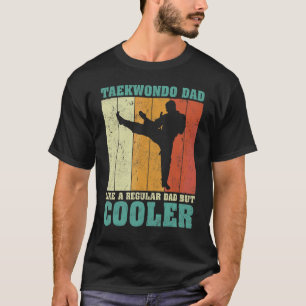 Herren Vintage Retro Taekwondo Papa wie ein normal T-Shirt