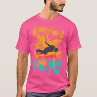 Herren Vintage Skydiver Skydiving T-Shirt