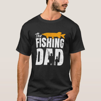 Herren Vintage Vater und Sohn Zitate Angler Witz T-Shirt
