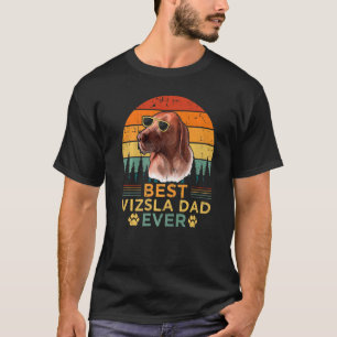 Herren Vizsla Hund Vintage Bester Vizsla Vater Va T-Shirt