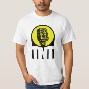 Herren Weiße Thursday Night Tanked Vorder- und Rüc T-Shirt