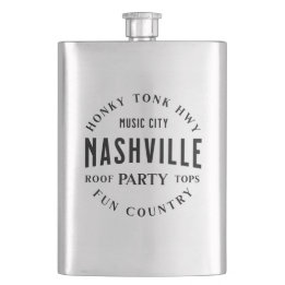 Herren Whiskey Country Music Stahl Klassische Flas Flachmann