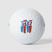 Herren-Wochenende-Scramble-Retro-Frozen-Drink-Paro Golfball (Vorderseite)