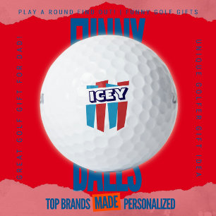 Herren-Wochenende-Scramble-Retro-Frozen-Drink-Paro Golfball