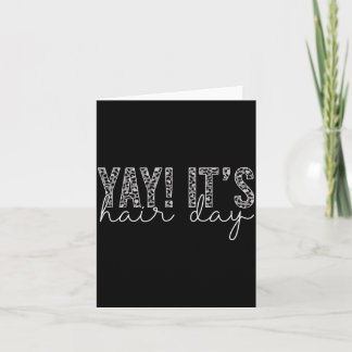 Herren Yay Hair Day Friseur Friseurin Karte