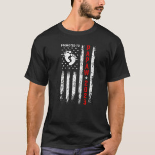 Herren zum Papaw 2023 befördert USA-Flagge Vaterta T-Shirt