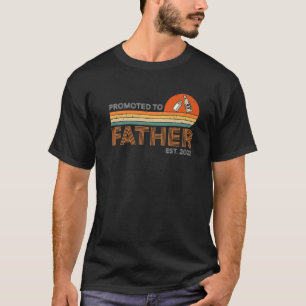 Herren zum Vater befördert Est 2022 Bier Milch Pap T-Shirt