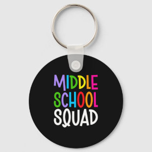 Herren zurück zur Schule Mittelschule-Squad-Team Schlüsselanhänger