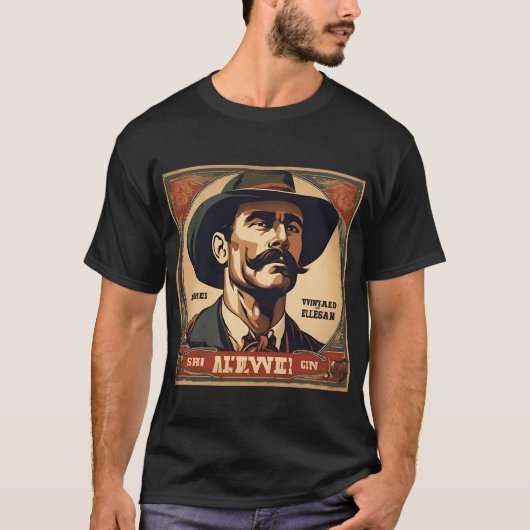 Herrenaltergeweih-Poster-T - Shirt - Classic Retro (Vorderseite)