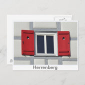 Herrenberger Fensterladen Postkarte (Vorne/Hinten)