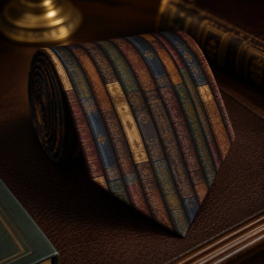 Herrenbibliothek Vintage-Lederbuch Krawatte