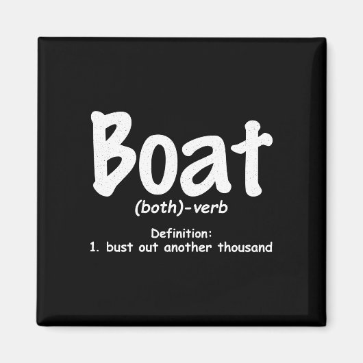Herrenboot-Definition platzt ein weiteres Tausend Magnet (Vorne)