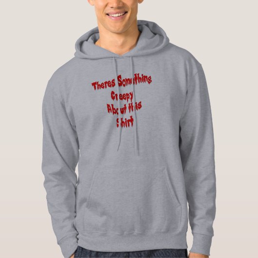 Herrencreepy-Basic-Hooded-Sweatshirt Hoodie (Vorderseite)