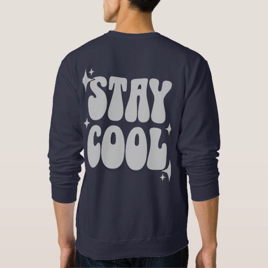 Herreneinfaches Crewneck Sweatshirt, Classic & Com Sweatshirt (Rückseite)