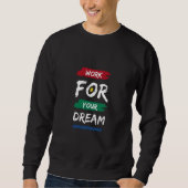 Herreneinfaches Sweatshirt - kreatives Design (Vorderseite)