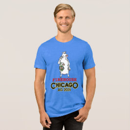 Herrenfeuerhaus im Chicago Daisy T-Shirt Tri-Blend Shirt