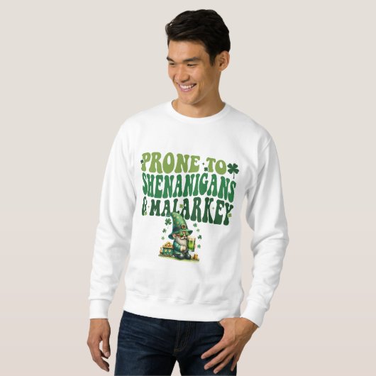 Herrenfrische Shenanigans Sweatshirt (Vorne ganz)