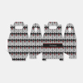 Herrengrauer Anzug und Rote Krawatte Gable Fvor Bo Geschenkschachtel (Ungefaltet)