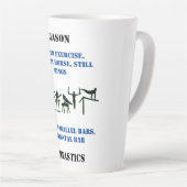 Herrengymnastik Latte Tasse (Rechte Ecke)