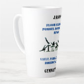 Herrengymnastik Latte Tasse (Linke Ecke)