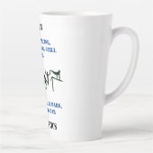 Herrengymnastik Latte Tasse (Rechts)