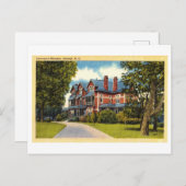 Herrenhaus des Gouverneurs in Raleigh, North Carol Postkarte (Vorne/Hinten)