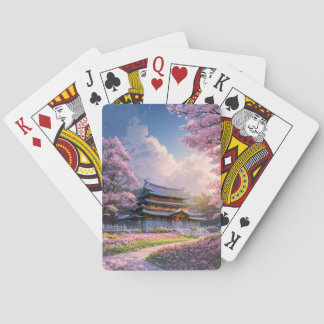 Herrenhaus in Japan Spielkarten